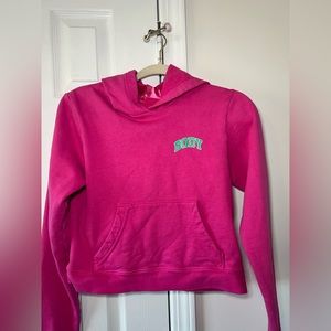 2pc sweatsuit hoodie is a size small and bottoms are a medium